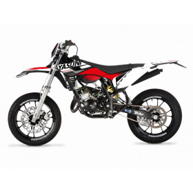 Kit deco KUTVEK Yasuni Factory rouge/blanc Sherco SM50