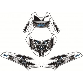 Kit déco Demon Kutvek bleu MBK Booster