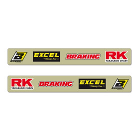 Stickers de bras oscillant BLACKBIRD Crystall Kawasaki KX-F250/450