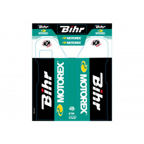 Kit de déco de fourche Bihr/Motorex KUTVEK KTM SX-EXC