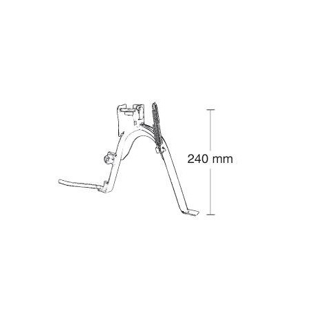 BEQUILLE CENTRALE POUR AEROX 50, NITRO YAM NEOS 2007