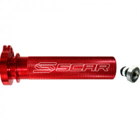 Barillet de gaz SCAR alu + roulement rouge Honda 