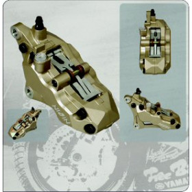 Etrier de frein 6 pistons avant gauche Or Nissin