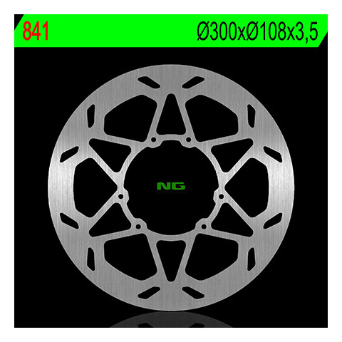 Disque de frein avant gauche NG 841 rond fixe Derbi Senda 50 SM RDR