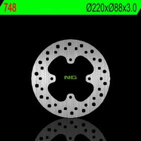 Disque de frein avant gauche NG 748 rond fixe Honda