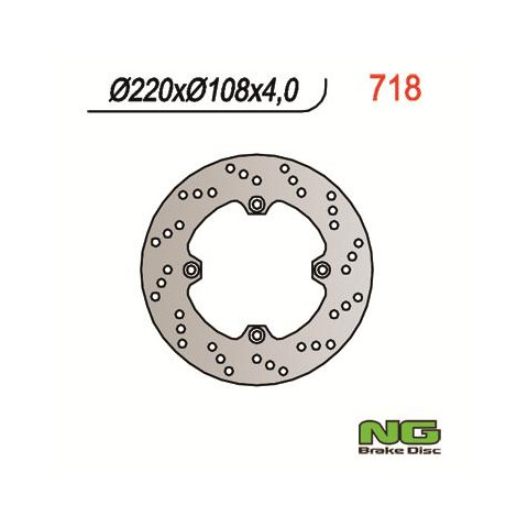 Disque de frein NG 718 rond fixe