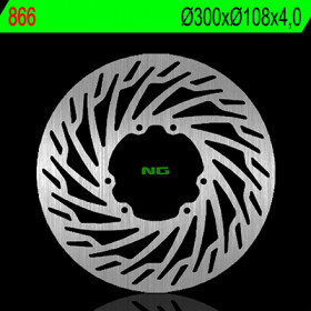 Disque de frein avant gauche NG 866 rond fixe