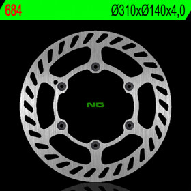 Disque de frein avant gauche NG 684 rond fixe Beta VSP350