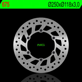 Disque de frein avant gauche NG 675 rond fixe Suzuki