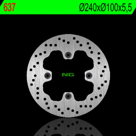 Disque de frein arrière NG 637 rond fixe Kawasaki