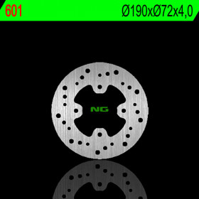 Disque de frein arrière gauche NG 601 rond fixe Honda X8R/SZX