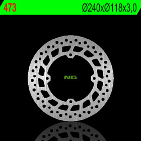 Disque de frein avant gauche NG 473 rond fixe Honda