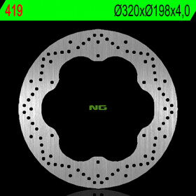 Disque de frein avant gauche NG 419 rond fixe