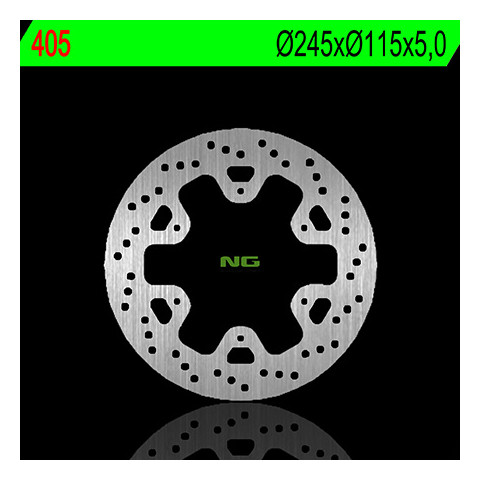 Disque de frein arrière NG 405 rond fixe