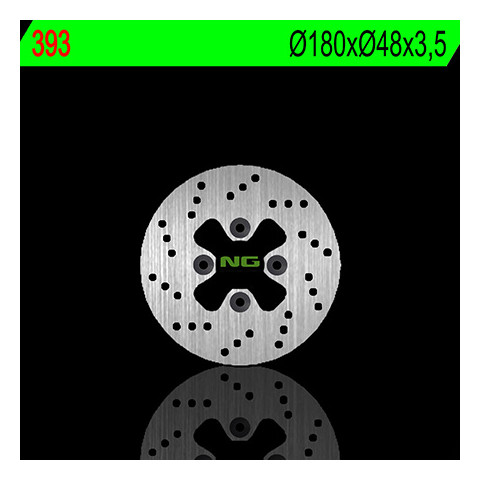 Disque de frein avant gauche NG 393 rond fixe Disque de frein avant gauche NG 393 rond fixe