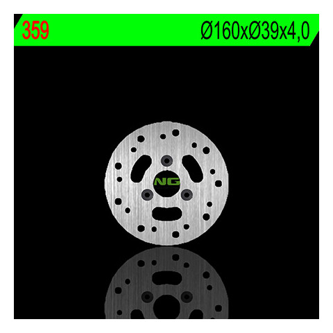 Disque de frein avant gauche NG 359 rond fixe Honda SFX50