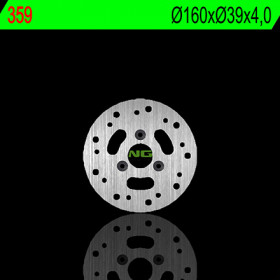 Disque de frein avant gauche NG 359 rond fixe Honda SFX50