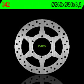 Disque de frein avant droit NG 342 rond fixe Peugeot