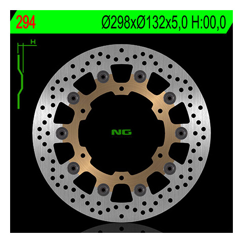 Disque de frein avant droit NG 294 rond flottant Yamaha