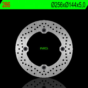 Disque de frein arrière NG 286 rond fixe