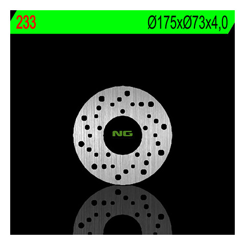 Disque de frein gauche NG 233 rond fixe