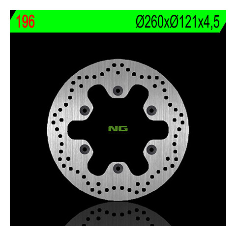 Disque de frein avant gauche NG 196 rond fixe Suzuki Burgman