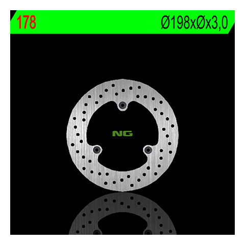 Disque de frein avant gauche NG 178 rond fixe KTM SX60/65