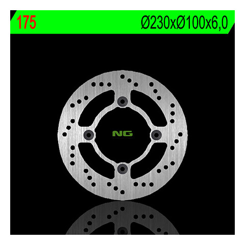 Disque de frein arrière droit NG 175 rond fixe Kawasaki