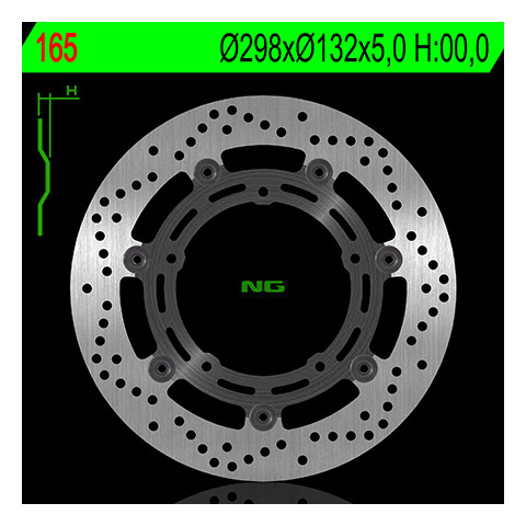 Disque de frein avant NG 165 rond flottant Yamaha