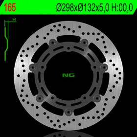 Disque de frein avant NG 165 rond flottant Yamaha