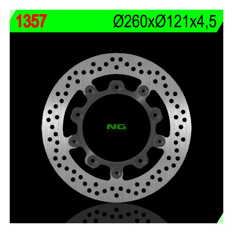 Disque de frein flottant avant NG Suzuki Burgman 650