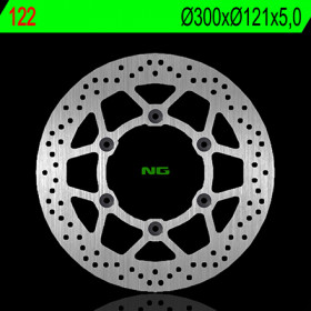 Disque de frein avant gauche NG 122 rond fixe Suzuki