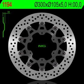 Disque de frein avant NG 1194 rond flottant BMW