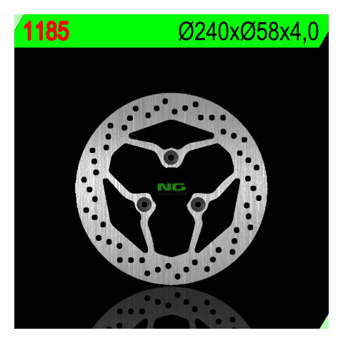 Disque de frein fixe avant NG Dealim S2 125