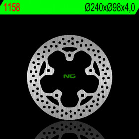 Disque de frein avant gauche NG 1158 rond fixe