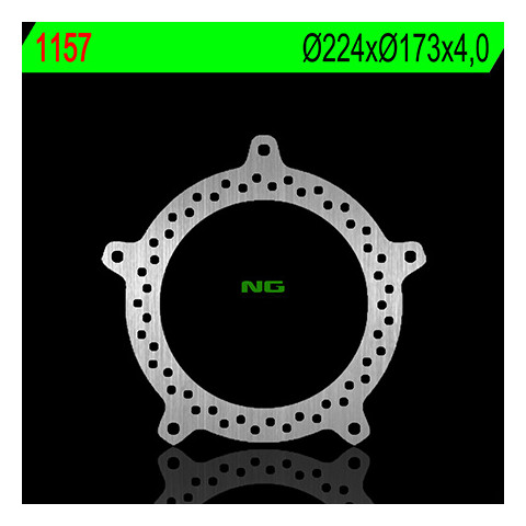 Disque de frein avant NG 1157 rond fixe