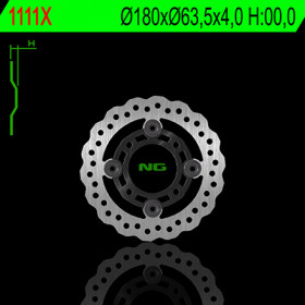 Disque de frein avant NG 1111X pétale fixe