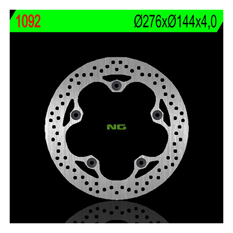 Disque de frein avant NG 1092 rond fixe Honda CBR125R