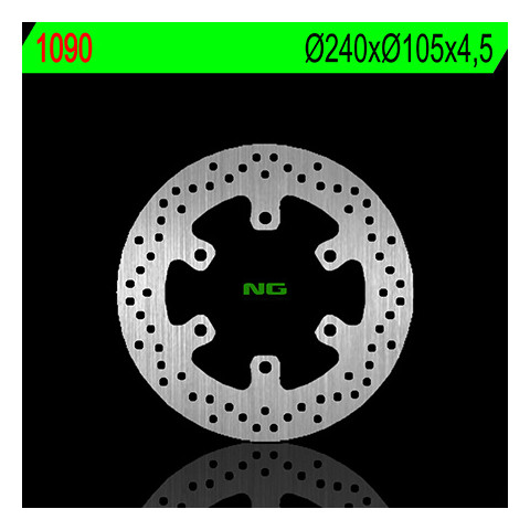 Disque de frein avant NG 1090 rond fixe