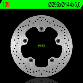 Disque de frein avant NG 109 rond fixe