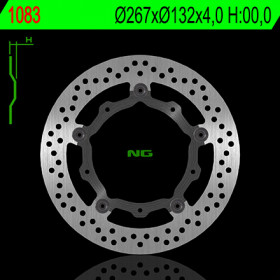 Disque de frein avant NG 1083 rond flottant Yamaha