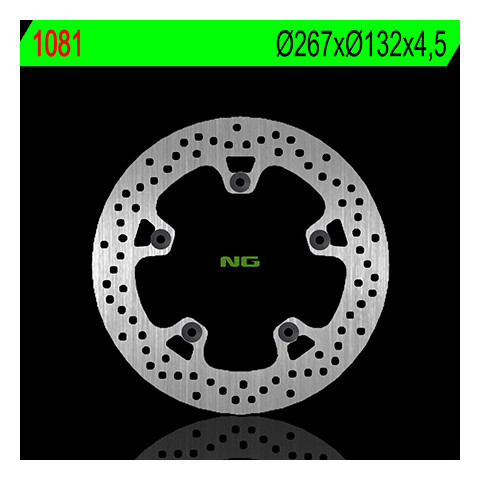 Disque de frein avant NG 1081 rond fixe