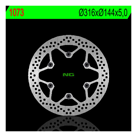 Disque de frein avant NG 1073 fixe