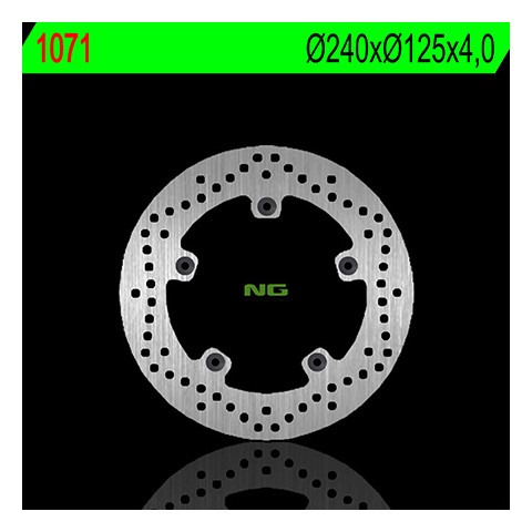 Disque de frein NG 1071 rond fixe