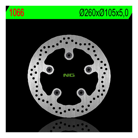 Disque de frein avant NG 1066 rond fixe Kymco X-Citing