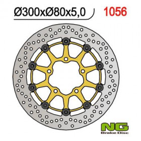 Disque de frein avant NG Ø300 rond flottant type 1056 Kawasaki