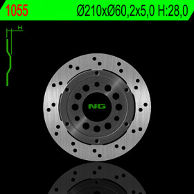 Disque de frein arrière gauche NG 1055 rond fixe Suzuki