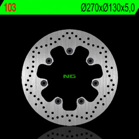 Disque de frein NG 103 rond fixe