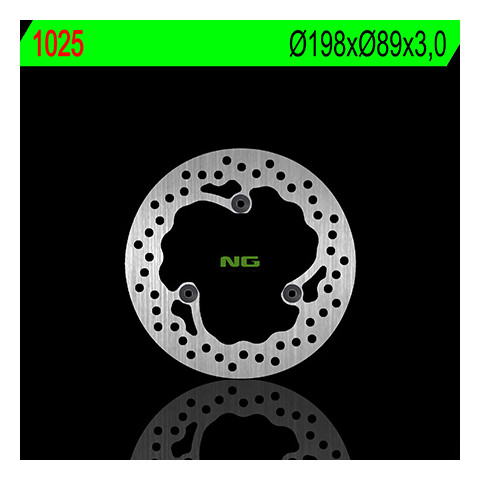 Disque de frein avant gauche NG 1025 rond fixe