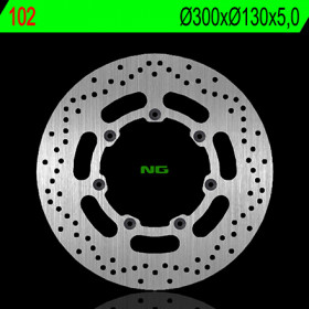 Disque de frein avant gauche NG 102 rond fixe